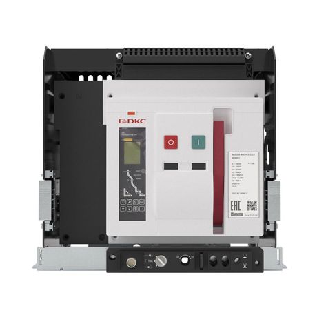 Выключатель воздушный автоматический YON AGS20S 4Р 2000А 80кА типоразмер N расцепитель 3H выкатной управление 220В AC горизонт. подключение DKC AGS20S-N4DH-6-222K ДКС