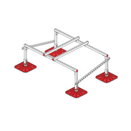 Конструкция опорная для установки оборудования TECHNORAPTOR FOOT 1500х1000 тип 1 KM-TR-F-SSEI-1500-1000-1 КМ TR0023 КМ-Профиль