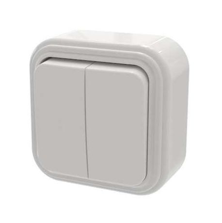 Выключатель 2-кл. ОП Викинг бел. БЕЛТИЗ VA56-232-Б Bylectrica