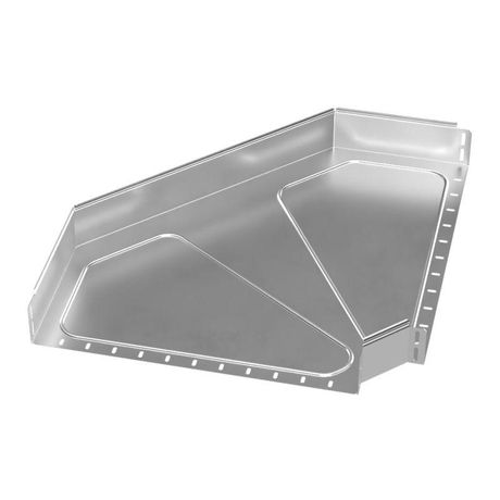 Угол горизонтальный 90 градусов Стандарт INOX (AISI 304) 600х100 | PR16.3514 Промрукав Строитель