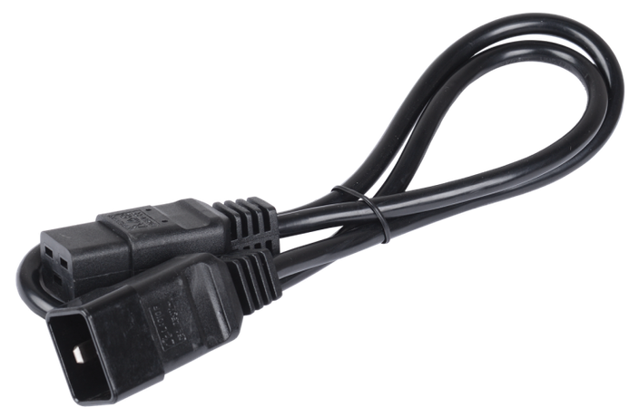 Кабель электропитания PDU 3х1,5 3М с разъёмами С19-C20 | PC-C19C20-3M ITK IEK