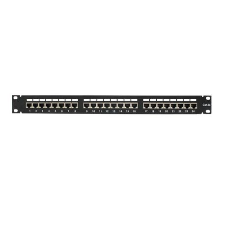 Патч-панель 19", 24хRJ-45, FTP, Cat.5e, 1U | 10-0402 SUPRLAN Net.on