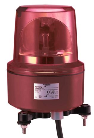 ЛАМПА МАЯЧОК ВРАЩ КРАСНАЯ 12В DC 130ММ | XVR13J04 Schneider Electric