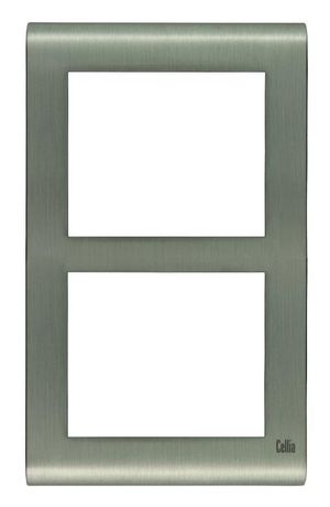 Рамка 2-м вертикал. сатин Cellia Makel 2349707