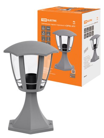 Светильник садово-парковый "СИТИ" НТУ 07-60-003 У1 6-ти гранник напольный серый | SQ0330-1327 TDM
