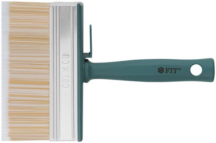 Макловица, искусственная светлая щетина, пластиковый корпус, полая ручка, ''мини'' 50x150 мм - 01640 РОС