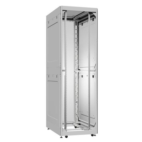 Шкаф серверный 42U 800х1200 передняя дверь: без. задняя одностворчатая глухой металл IP51. боковые панели: металл. цвет: серый RAL7035 - EX 8242.7021 SYSMATRIX