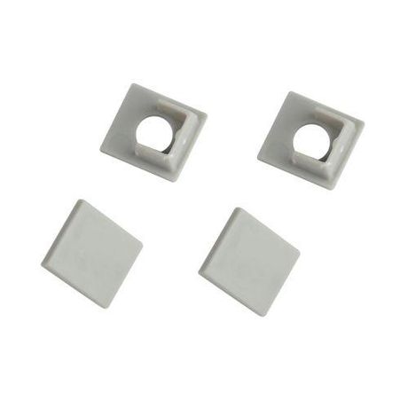 Набор заглушек 5022-3 для профиля 5022, 4624, 5313(01) 3313, 3213, 5313(02) 2шт глухие с отверстием | Б0062806 ЭРА