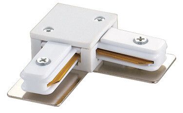 Соединитель для шинопровода осветительного L-образный однофазный белый UBX-Q121 K21 WHITE 1 POLYBAG | 10576 Volpe Uniel