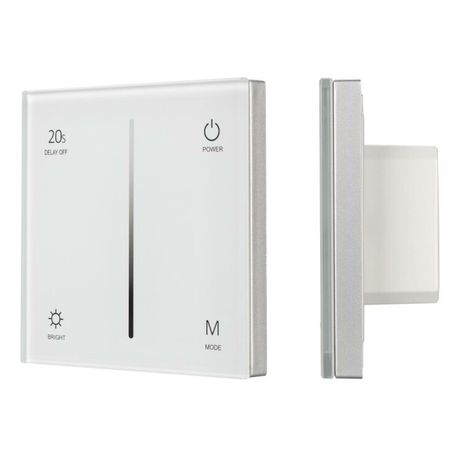 Панель SMART-P36-DIM-IN White (230V, 1.5A, TRIAC, Sens, 2.4G) (ARL, IP20 Пластик, 5 лет) - 027113 Arlight