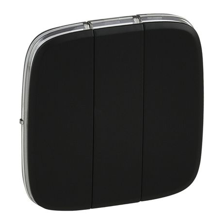 Панель лицевая Valena Allure для 3-кл. выкл антрацит Leg 755038 Legrand