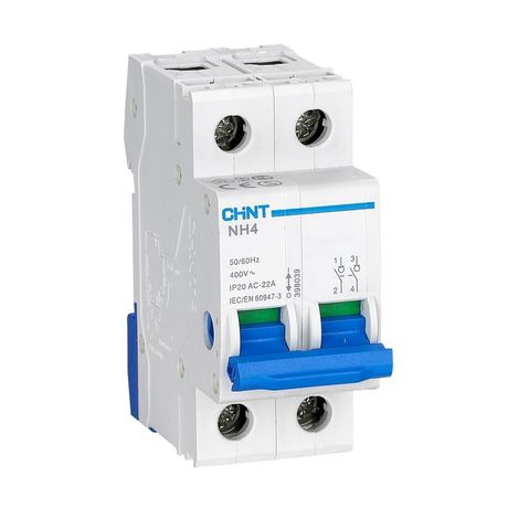 Выключатель нагрузки NH4 2P 80A (DB) (R) | 398110 CHINT