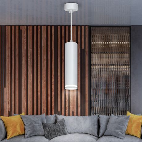 Светильник подвесной (подвес) PL16 WH MR16/GU10, белый, потолочный, цилиндр | Б0055573 ЭРА