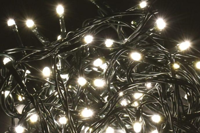 Гирлянда светодиодная нить 5м 50WW IP20 зеленый шнур 230В контр. 8 режимов | LGDB110-1-050-05-G-S-20 IEK