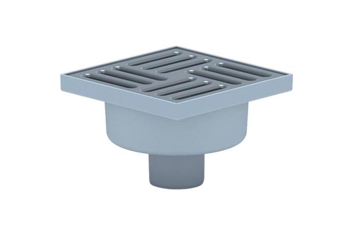 Трап вертикальный нерегулируемый решетка нерж. сталь ВК ПП 150/150х50 АНИ TA5212 сер. RTP 11396