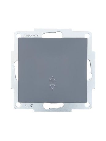 Переключатель проходной 1-кл. СП Vesna механизм графит LEZARD 742-3488-105