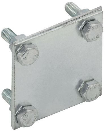 Зажим крестообразный полоса-полоса 30мм оцинкованная сталь IEK - ZCC63-11-1-30
