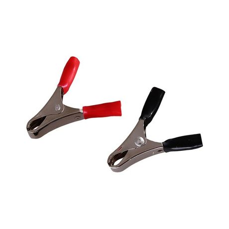 Зажим крокодил, длина 50 мм, ток 10A, 2 шт., пакет БОПП, REXANT - 16-0012-9 MEET