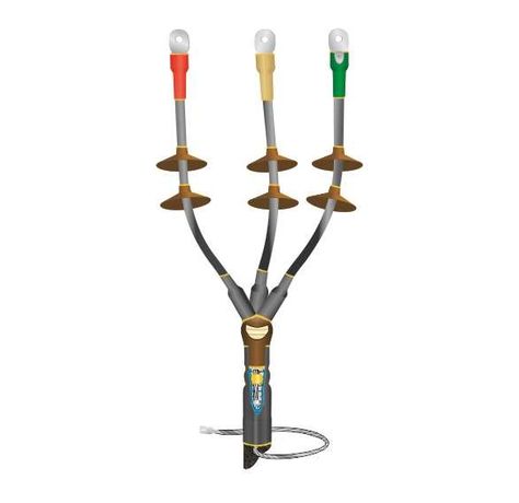 Муфта кабельная концевая наружн. установки 10кВ КНТп 3х(70-120мм) без наконечн. Нева-Транс Комплект 22020117 Нева Транс