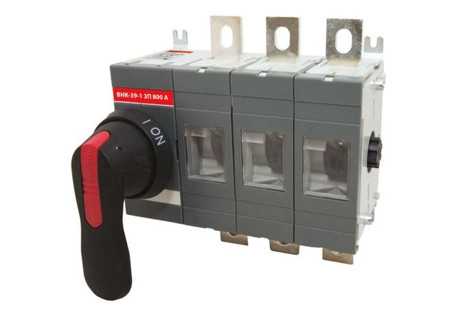 Рубильник ВНК-39-1 3П 800А с установленной фронтальной ручкой управления | SQ0744-0007 TDM