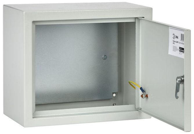 Корпус металлический ЩМП-1-1 (395х310х220) IP31 У2 серый - Б0052575 ЭРА