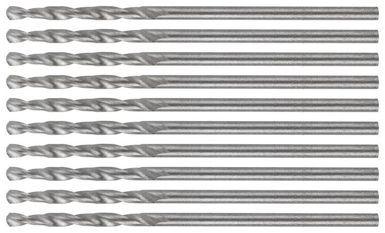 Сверло по металлу HSS угол заточки 118град. 1.5х43мм (уп.10шт) MOS 35551М