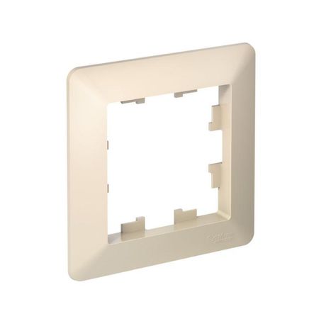 Рамка 1-м AtlasDesign Air беж./дым. бел. SE ATN220201 APC