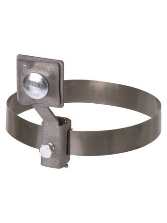 Держатель хомут Ø10-200 мм нержавеющая сталь, с выносом для прута Ø6-10 мм, стальной зажим | SQ2402-3182 TDM