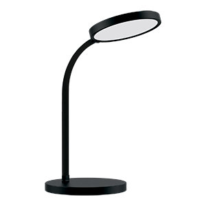 Светильник светодиодный настольный 8 Вт 500 лм 4000К AC 220В Черный IP20 Пластик гибкая стойка сенсорное управление яркости освещения USB зарядка телефона Qplus Gauss - GT5032