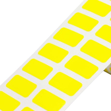Этикетка в рулоне для ТТ печати, 16,5х5мм, из полиэстера, желтый глянцевый, 2шт./ряд, 5тыс.шт./упак. - TAP165YGR ДКС