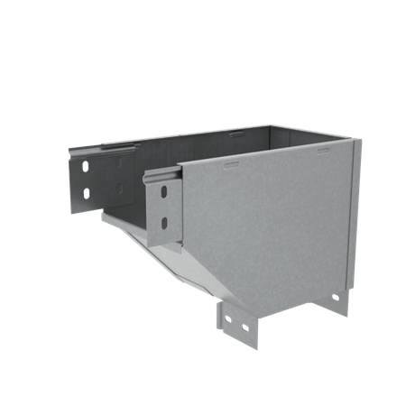 Угол вертикальный внешний R 50х100 мм с разворотом трассы на 90 град "ПЛЮС" | VLPDplus90-50-100-R КМ-профиль PL2118