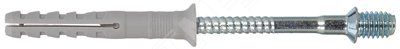 Дюбель-гвоздь 6х40/10 N P грибовидный бортик, нейлон (50шт) - 50398 Fisher
