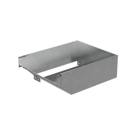 Угол вертикальный внешний L 100х500 мм с разворотом трассы на 90 гр. ПЛЮС HD85 - PL18476 КМ-Профиль