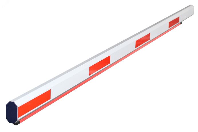 Стрела прямоугольное сечение 3м резиновая амортизирующая кромка с подсветкой - ST-RB003LSA Smartec smkd0558