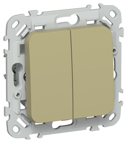 Выключатель 2-кл. СП FLITE ВС12-1-0-ФлО 10А механизм олив. IEK FI-V20-0-10-1-K26 IEK арт. FI-V20-0-10-1-K26