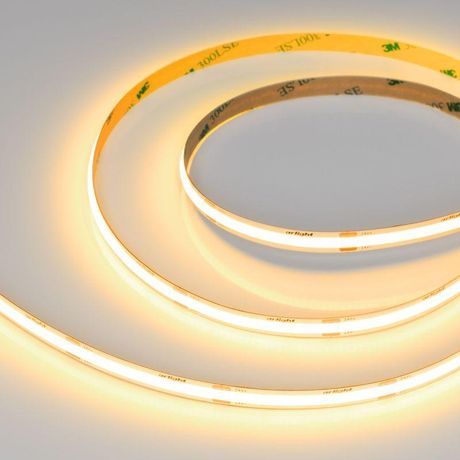 Лента светодиодная 8 Вт/м 24В Золотой IP20 320LED/м COB-X480-8mm CSP 5 м - 047746 Arlight