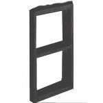 Адаптер вертикальный 2 модуля Connect K45 45х45мм CIMA-модуль 52x108мм SC графит - S62-14 Simon