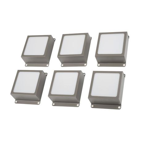 Светильники светодиодные для грильято "домино" PPL 089/G OPAL 42W 6500K GREY IP40 /комплект 6 шт + драйвер/ ячейки 100х100мм | .5060173 Jazzwa Jazzway