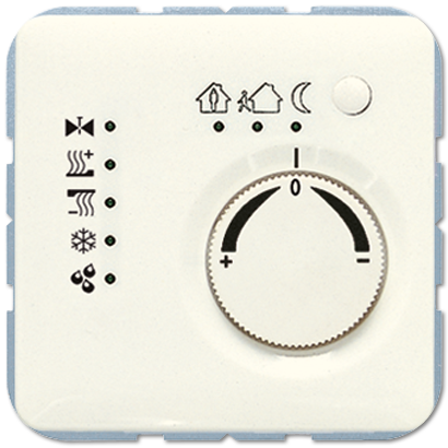 KNX-регулятор с шинным сопряжением ручкой для установки температуры| 2178TS |Jung