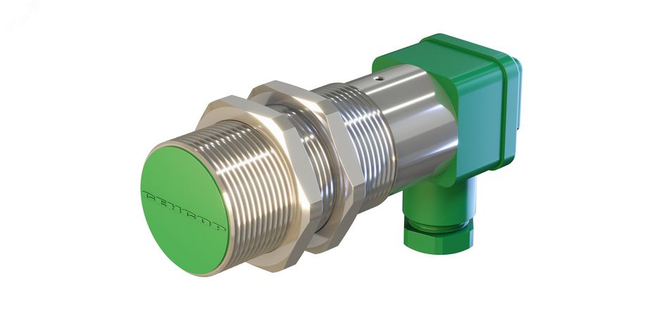 Датчик бесконтактный индуктивный двухпроводной АC ВБИ-М30-76К-1252-Л Расстояние срабатывания Sn: 10 мм Частота переключения: Гц Материал корпуса: Латунь никелированная Диаметром 30 IP67 Клеммник (до 2,5 мм2) - VBI-M30-76K-1252-L Электро Трейд