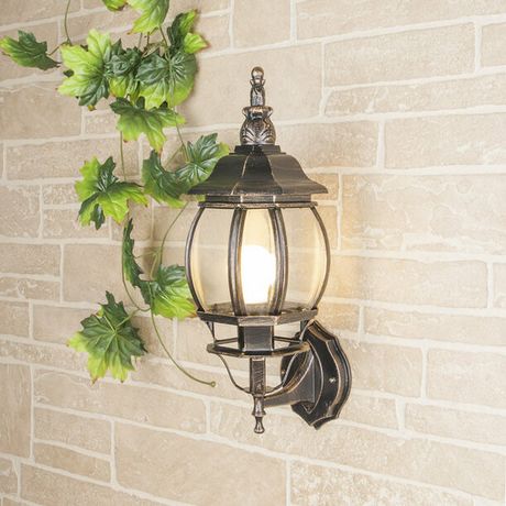 Светильник садово-парковый настенный 1001U черное золото / 9913-С (GL 1001U) | a033703 Elektrostandard