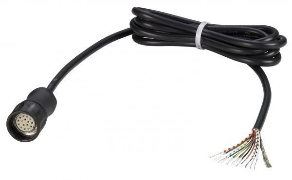 Разъем M23 с кабелем 8 жил ABS SSI SchE XCCPM23122L10 Schneider Electric