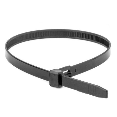 Хомут кабельный 7.6х370 полиамид многоразовый черн. (уп.100шт) DKC 25354SR ДКС