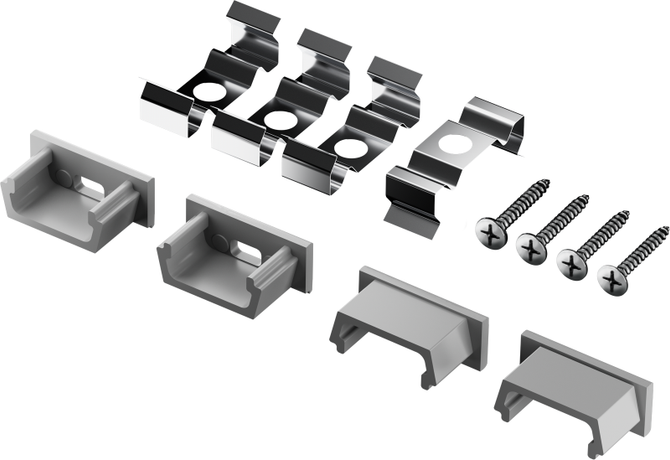Комплект клипс 91 944 ИМПСЛ-01 (4 крепежные клипсы с заглушками) для ИПСЛ-01 Innolux 91944