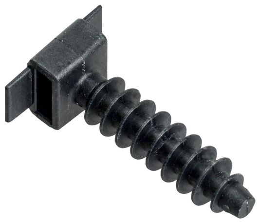 База дюбельная БД 30х10мм под хомут черная(100 шт) | UHP32-30-10-100-K02 IEK