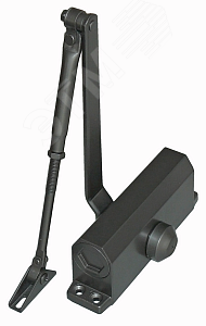 Доводчик двери c тягой EN 2, 30 - 45 кг, 850 мм, двухскоростной, BR бронза ST-DC002-BR Smartec smkd0166.2