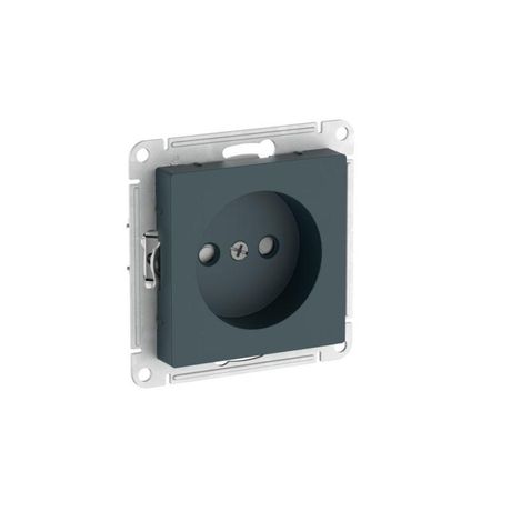 Розетка AtlasDesign 16А без заземл. защ. шторки быстрозажим. клем. механизм изумруд SE ATN000849S APC