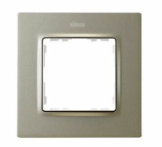 Рамка на 1 пост цвета матовый шампань S82 Concept | 8200617-094 Simon