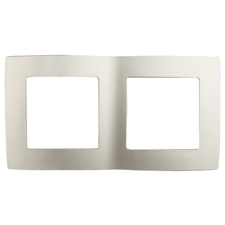 Рамка для розеток и выключателей 2 поста шампань пластик ЭРА 12 12-5002-04 - Б0014754