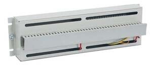 Панель WZ-PS3U-00-00-011 с DIN-рейкой, тип TS-35, 1ряд, 22 единицы 17.5мм, 3U 19", цвет серый (RAL 7035) (PS-3U) | 17936 Zpas